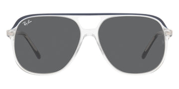 Ray-Ban® Bill RB2198 RB2198 1341B1 56 - Blue on Transparent with Dark Gray lenses Sunglasses