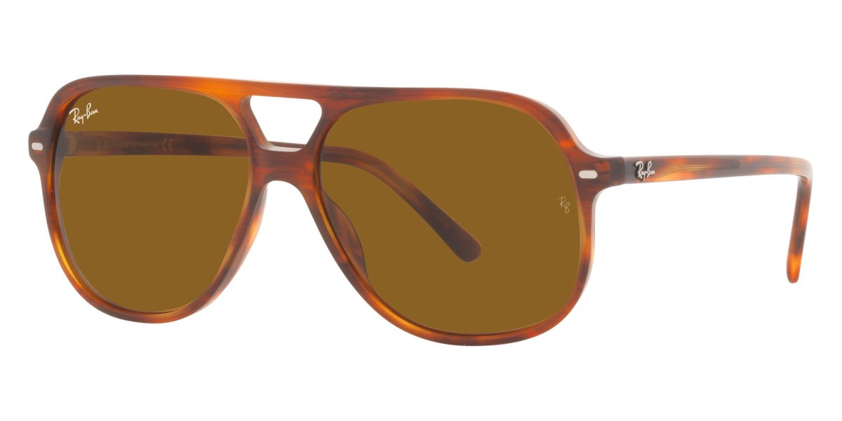 Ray-Ban® Bill RB2198 RB2198 954/33 60 - Striped Havana with Brown lenses Sunglasses