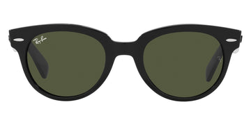 Ray-Ban® Orion RB2199F RB2199F 901/31 52 - Black with Green lenses Sunglasses