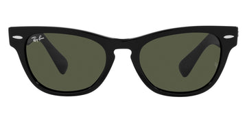 Ray-Ban® Laramie RB2201 RB2201 901/31 54 - Black with Green lenses Sunglasses