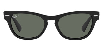 Ray-Ban® Laramie RB2201 RB2201 901/58 54 - Black with Green Polarized lenses Sunglasses