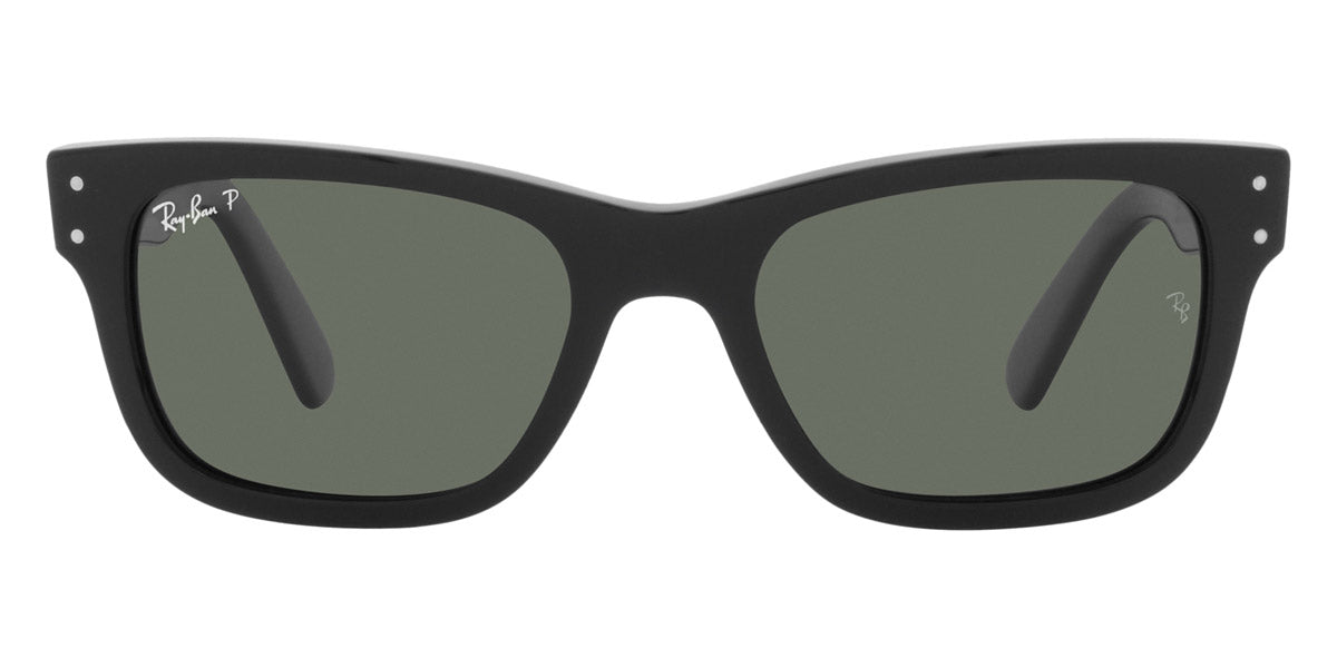 Ray-Ban® Mr BuRBank RB2283 RB2283 901/31 58 - Black with Green lenses Sunglasses