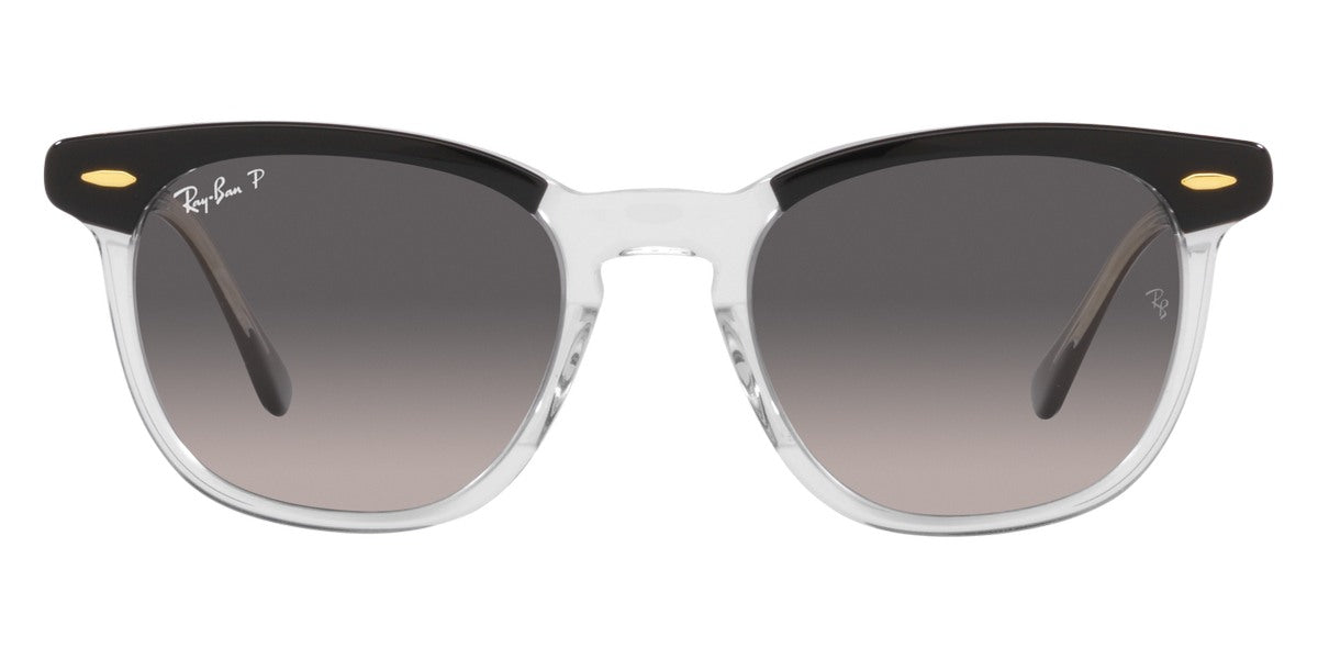 Ray-Ban® Hawkeye RB2298 RB2298 13553F 50 - Gray on Transparent with Clear Gradient Blue lenses Sunglasses