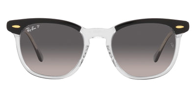 Ray-Ban® Hawkeye RB2298 RB2298 13553F 50 - Gray on Transparent with Clear Gradient Blue lenses Sunglasses