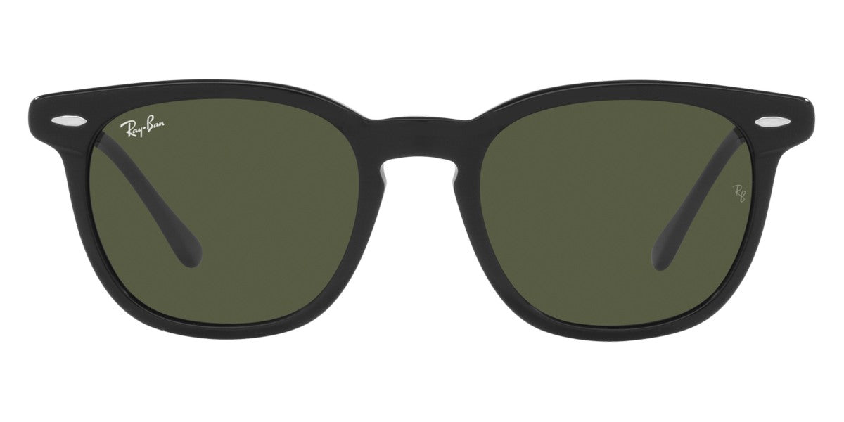 Ray-Ban® Hawkeye RB2298 RB2298 901/31 50 - Black with Green lenses Sunglasses