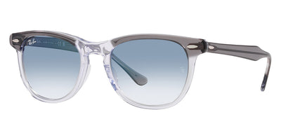 Ray-Ban® EagleEye RB2398 RB2398 13553F 56 - Gray on Transparent with Blue lenses Sunglasses