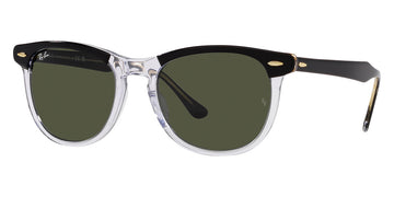 Ray-Ban® Eagleeye RB2398F RB2398F 13553F 53 - Gray on Transparent with Blue lenses Sunglasses