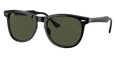 Ray-Ban® Eagleeye RB2398F 901/31 - Black with Green lenses Sunglasses