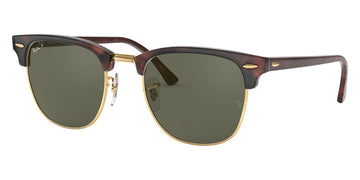 Ray-Ban® Clubmaster RB3016 RB3016 130933 49 - Havana with B-15 Brown lenses Sunglasses