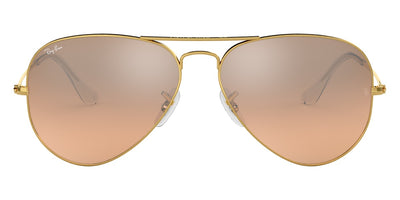 Ray-Ban® Aviator RB3025 62 RB3025 001/3E 62 - Arista with Pink Mirrored Gradient Gray lenses Sunglasses