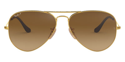 Ray-Ban® Aviator RB3025 58 RB3025 029/30 58 - Matte Gunmetal with Light Green Mirrored Silver lenses Sunglasses