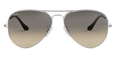 Ray-Ban® Aviator RB3025 58 RB3025 003/32 58 - Silver with Clear Gradient Gray lenses Sunglasses