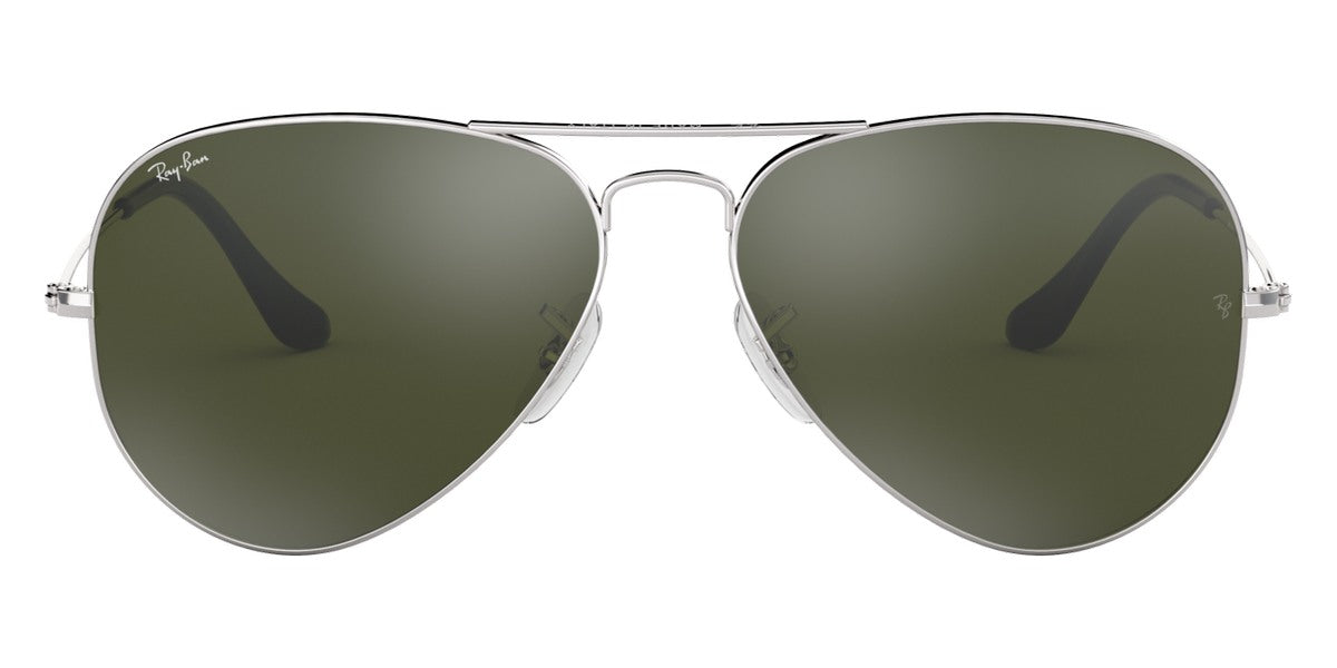 Ray-Ban® Aviator RB3025 62 RB3025 003/40 62 - Silver with Gray Mirrored lenses Sunglasses