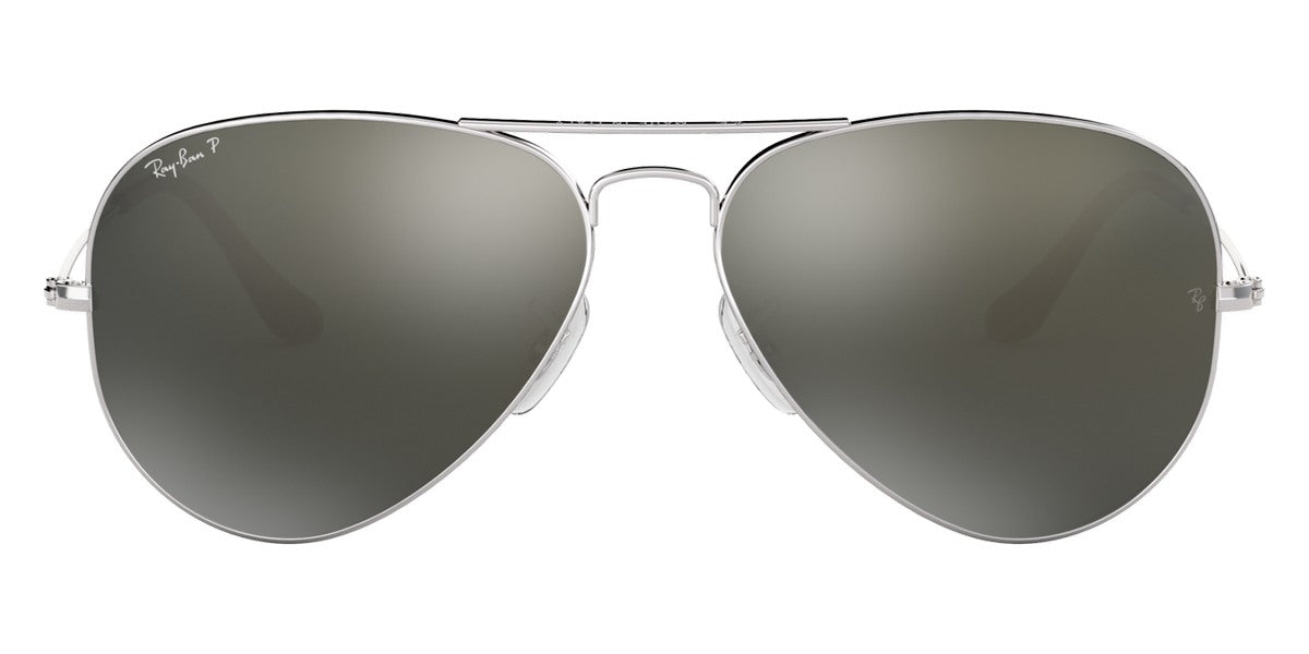 Ray-Ban® Aviator RB3025 58 RB3025 003/59 58 - Silver with Gray Mirrored Silver Polarized lenses Sunglasses