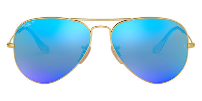 Ray-Ban® Aviator RB3025 58 RB3025 112/4T 58 - Matte Arista with Green Mirrored Fuchsia lenses Sunglasses