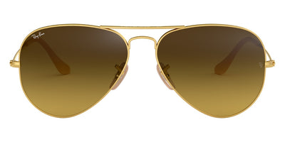 Ray-Ban® Aviator RB3025 58 RB3025 112/85 58 - Matte Arista with Brown Gradient Dark Brown lenses Sunglasses