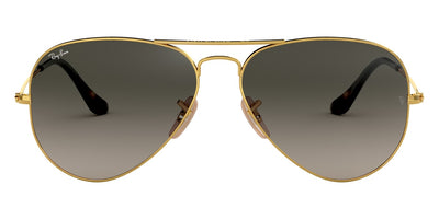 Ray-Ban® Aviator RB3025 58 RB3025 181/71 58 - Arista with Light Gray Gradient Dark Gray lenses Sunglasses