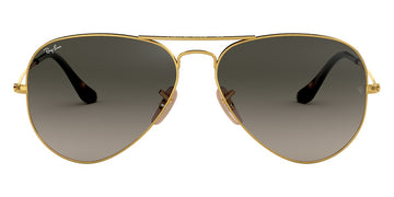 Ray-Ban® Aviator RB3025 62 RB3025 181/71 62 - Arista with Light Gray Gradient Dark Gray lenses Sunglasses