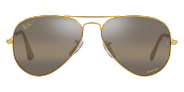 Ray-Ban® Aviator RB3025 58 RB3025 9196G5 58 - Legend Gold with Polarized Clear Gradient Dark Brown lenses Sunglasses