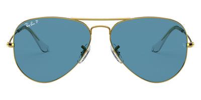 Ray-Ban® Aviator RB3025 58 RB3025 9196S2 58 - Legend Gold with Blue Polarized lenses Sunglasses