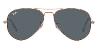 Ray-Ban® Aviator RB3025 62 RB3025 9202R5 62 - Rose Gold with Blue lenses Sunglasses