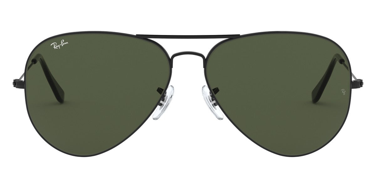 Ray-Ban® Aviator Large Metal Ii RB3026 RB3026 L2821 62 - Black with G-15 Green lenses Sunglasses