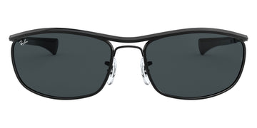 Ray-Ban® Olympian I Deluxe RB3119M RB3119M 002/R5 62 - Black with Blue lenses Sunglasses