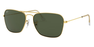 Ray-Ban® Caravan RB3136 RB3136 001 58 - Arista with G-15 Green lenses 001 Sunglasses