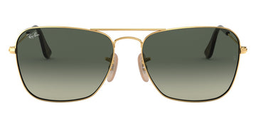 Ray-Ban® Caravan RB3136 RB3136 181/71 55 - Arista with Light Gray Gradient Dark Gray lenses Sunglasses