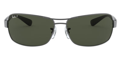 Ray-Ban® RB3379 RB3379 RB3379 004/58 64 - Gunmetal with Dark Green Polarized lenses Sunglasses