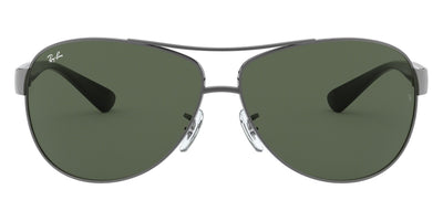 Ray-Ban® RB3386 RB3386 RB3386 004/71 63 - Gunmetal with Dark Green lenses Sunglasses