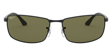 Ray-Ban® N/A RB3498 RB3498 006/81 61 - Matte Black with Gray Polarized lenses Sunglasses