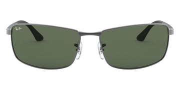 Ray-Ban® N/A RB3498 RB3498 004/71 61 - Gunmetal with Dark Green lenses Sunglasses