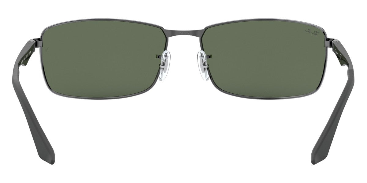 Ray-Ban® N/A RB3498 RB3498 002/71 64 - Black with Dark Green lenses Sunglasses