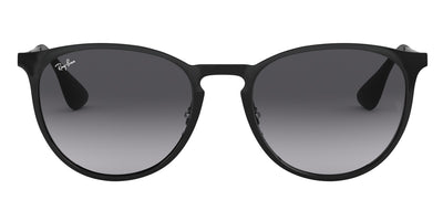 Ray-Ban® Erika Metal RB3539 RB3539 002/8G 54 - Black with Light Gray Gradient Dark Gray lenses Sunglasses