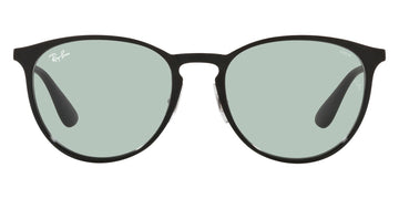 Ray-Ban® Erika Metal RB3539 RB3539 002/Q5 54 - Black with Evolve Photochromic Green To Blue lenses Sunglasses