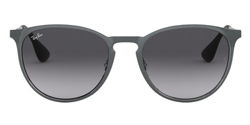 Ray-Ban® Erika Metal RB3539 RB3539 192/8G 54 - Metallic Gray with Light Gray Gradient Dark Gray lenses Sunglasses