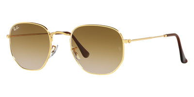 Ray-Ban® Hexagonal RB3548 RB3548 919631 51 - Legend Gold with G-15 Green lenses Sunglasses