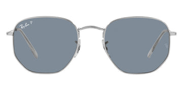 Ray-Ban® Hexagonal RB3548N RB3548N 001/9O 54 - Arista with Light Blue Flash lenses Sunglasses