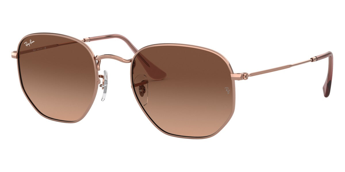 Ray-Ban® Hexagonal RB3548N RB3548N 91310Z 51 - Copper with Evolve Light Yellow lenses Sunglasses