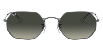 Ray-Ban® Octagonal RB3556N RB3556N 004/71 53 - Gunmetal with Light Gray Gradient Dark Gray lenses Sunglasses