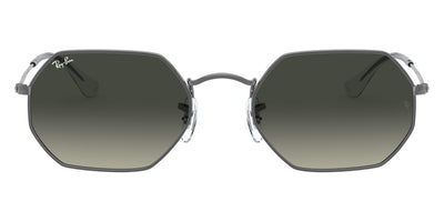 Ray-Ban® OCTAGONAL 0RB3556N RB3556N 004/71 53 - Gunmetal with Light Gray Gradient Dark Gray lenses Sunglasses