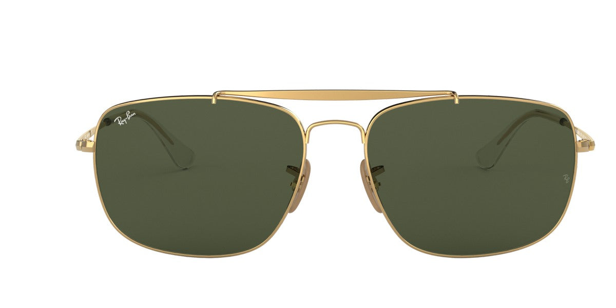 Ray-Ban® The Colonel RB3560 RB3560 001 58 - Arista with G-15 Green lenses Sunglasses