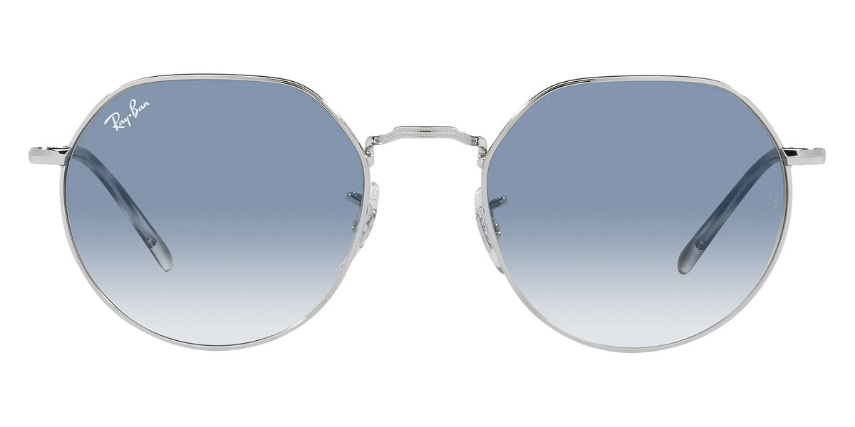 Ray-Ban® Jack RB3565 RB3565 001/86 55 - Gold with Blue/Gray lenses Sunglasses