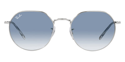 Ray-Ban® Jack RB3565 RB3565 001/86 55 - Gold with Blue/Gray lenses Sunglasses