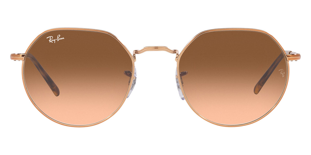 Ray-Ban® JACK 0RB3565 RB3565 9035A5 51 - Copper with Pink Gradient Brown AR lenses Sunglasses