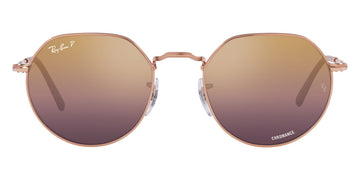 Ray-Ban® Jack RB3565 RB3565 001/51 53 - Arista with Clear Gradient Brown lenses Sunglasses