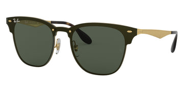 Ray-Ban® Blaze Clubmaster RB3576N RB3576N 043/71 47 - Brushed Arista with Dark Green lenses Sunglasses