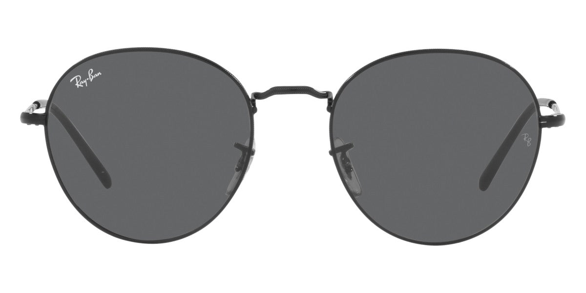 Ray-Ban® David RB3582 RB3582 002/B1 51 - Black with Dark Gray lenses Sunglasses