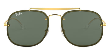 Ray-Ban® Blaze The General RB3583N RB3583N 917380 58 - Gold with Blue lenses Sunglasses